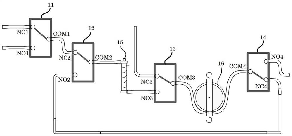 Device and method for classifying and detecting seawater spilled oil by using spectral analysis technology