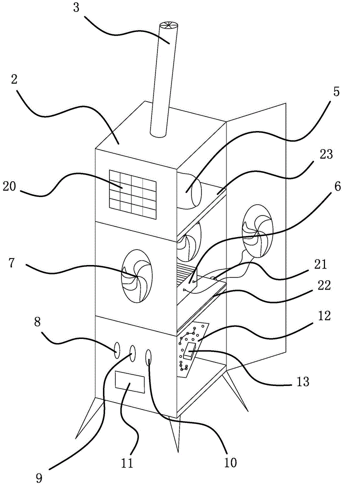 High-altitude air quality monitoring device