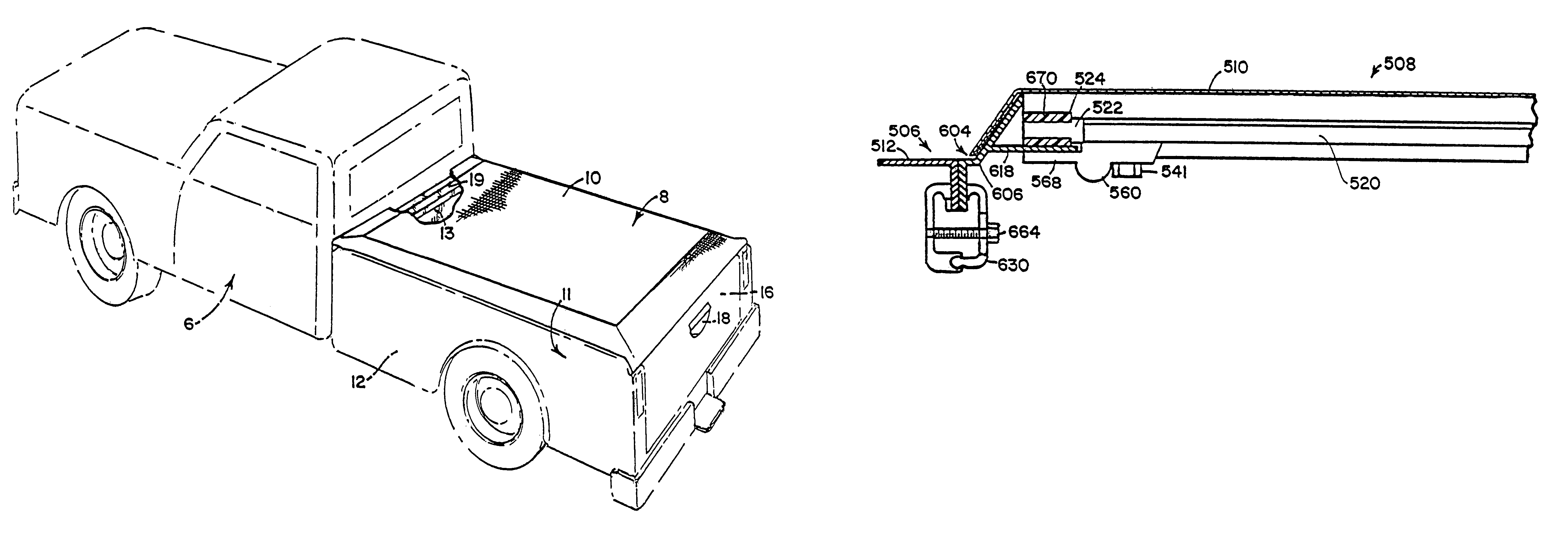 Tonneau cover with turn knob for rear bar locks