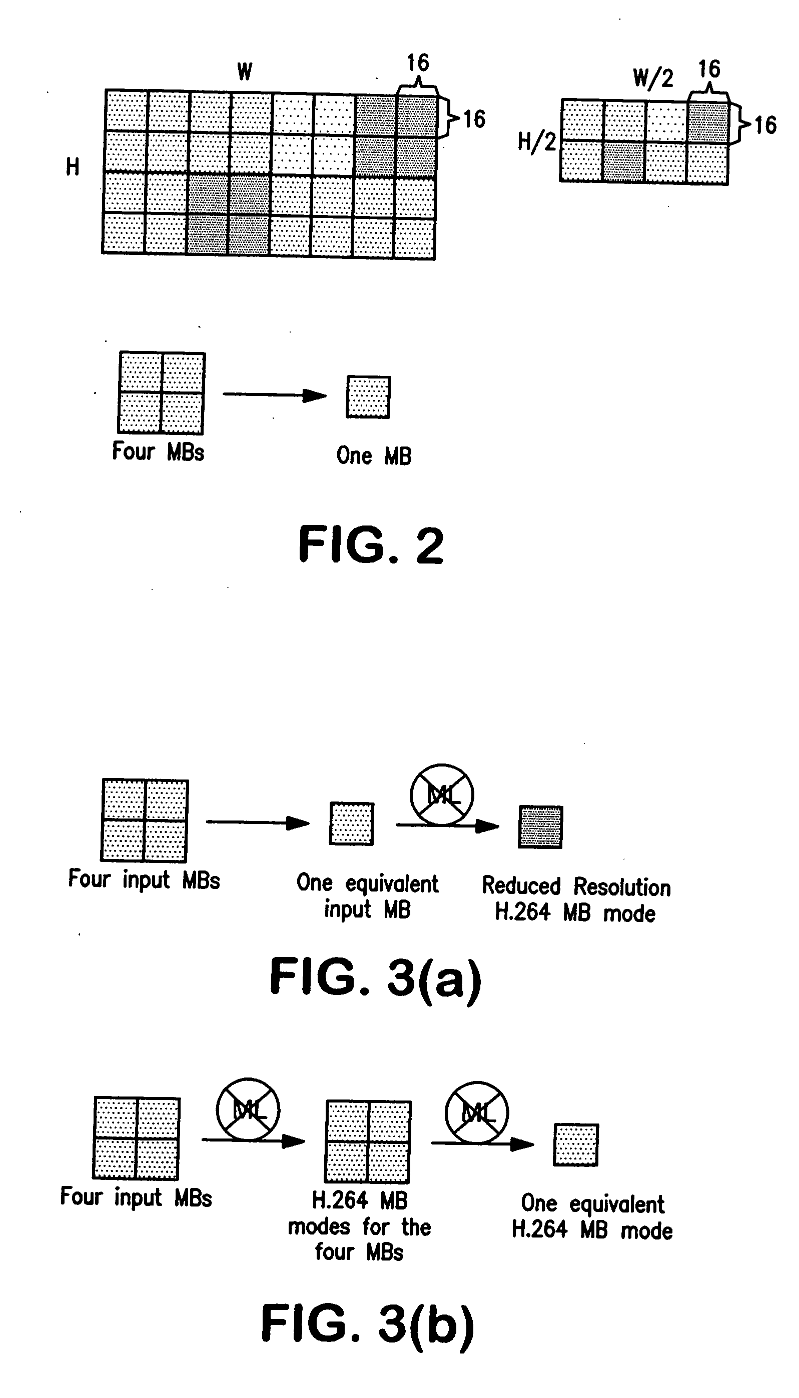 Reduced resolution video transcoding with greatly reduced complexity