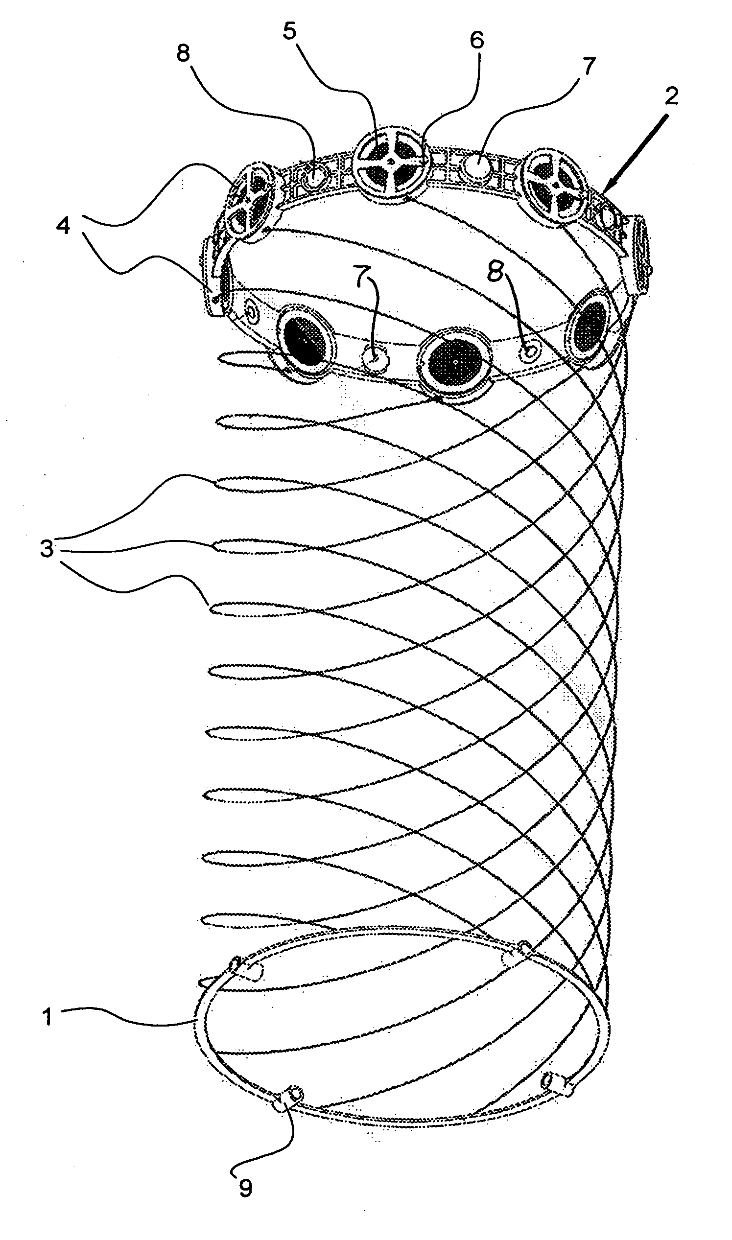 Apparatus with helical tension cables for ejecting a spin-stabilized body from a spacecraft