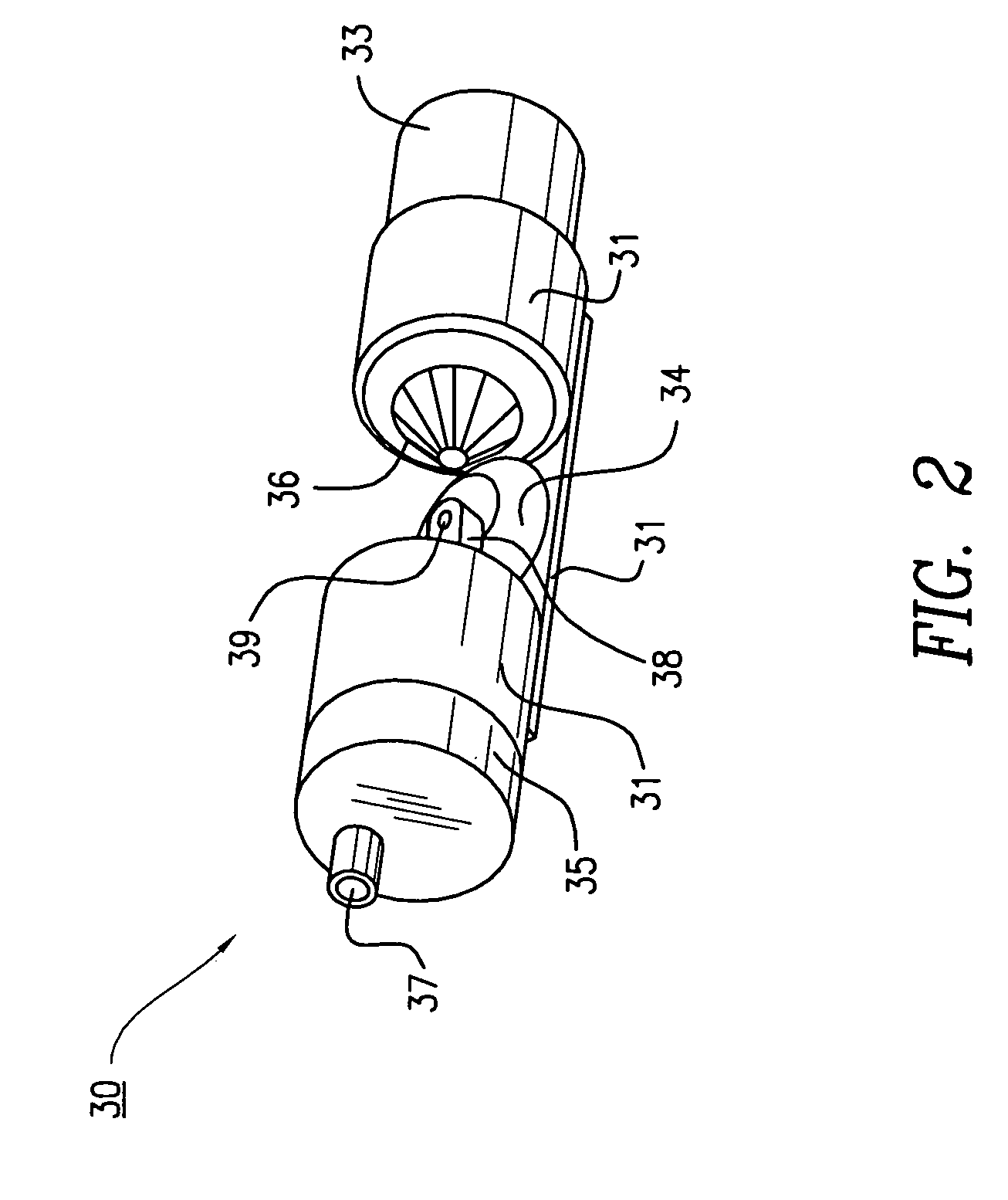 Battery operated airbrush