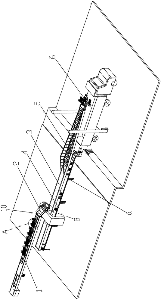 Intelligent truck loading system and method for cement bags