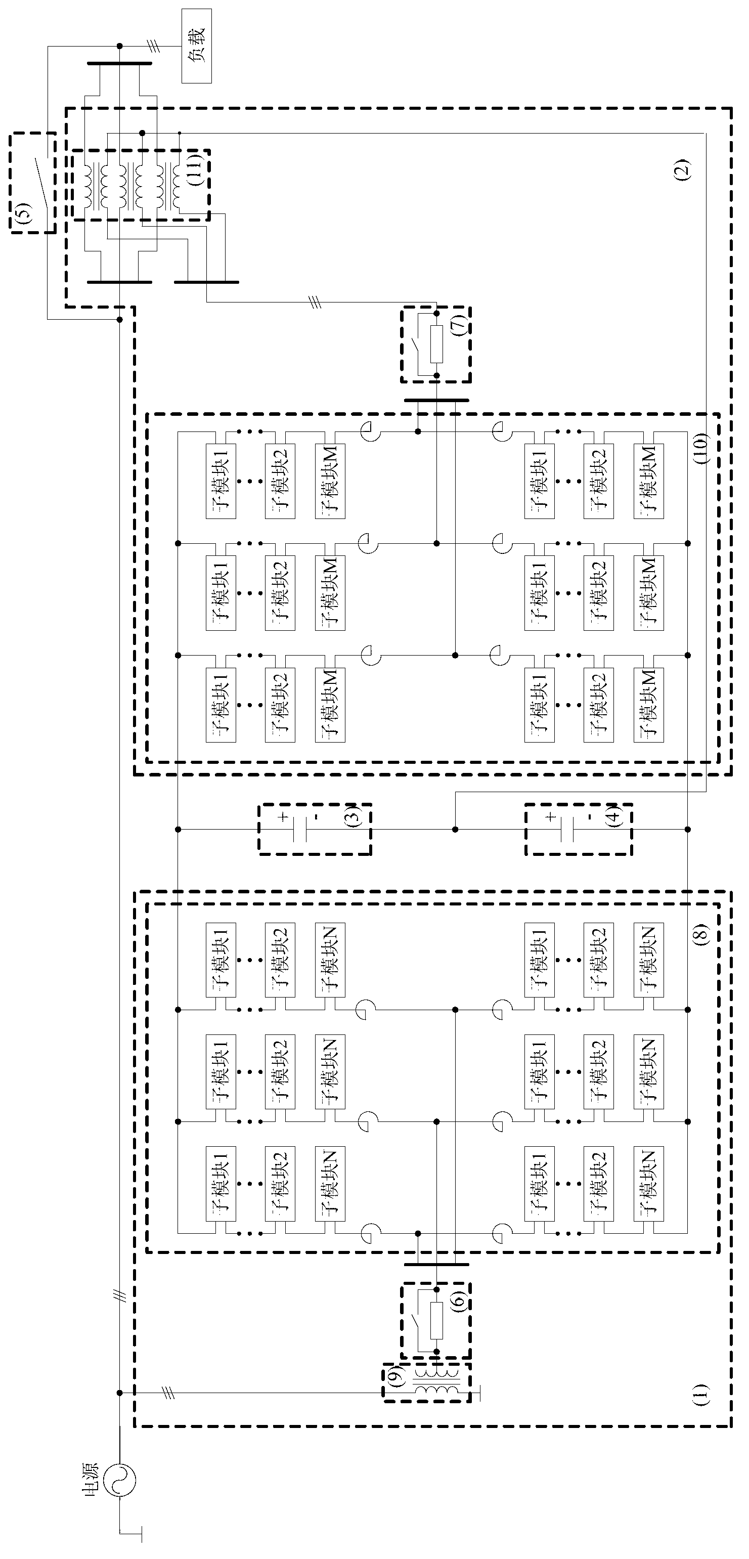 Unified power flow controller used for unbalanced system