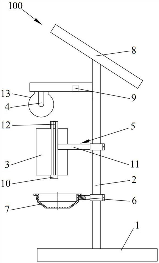 Composite type pest light control device and control method