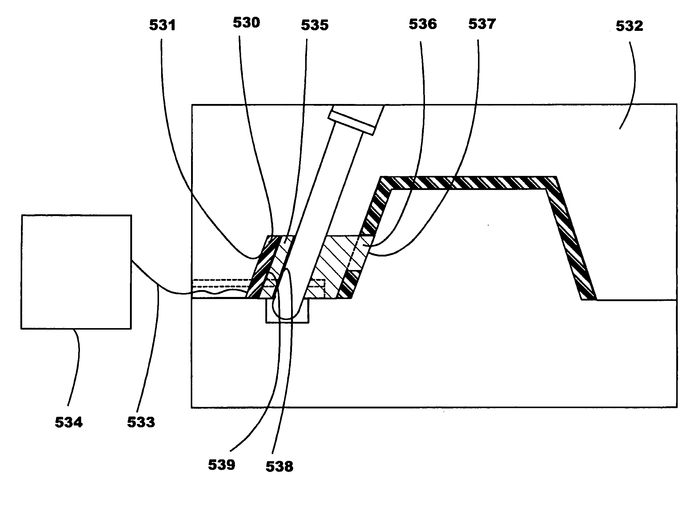 Method and apparatus for mold component locking using active material elements