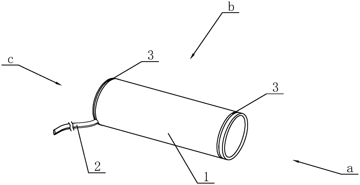 An inflation type passage device used for taking out a tumor sample per anum after colorectal surgery