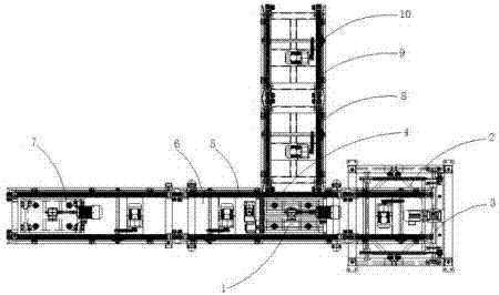 Battery-changing conveying system