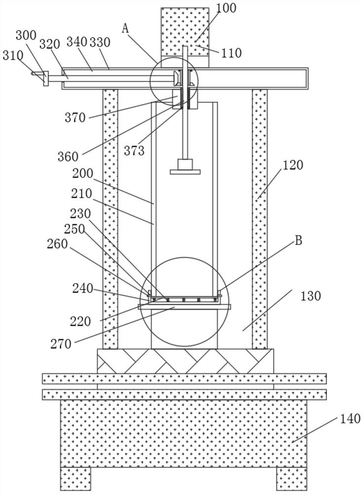 Ultrasonic suspension device with anti-interference mechanism