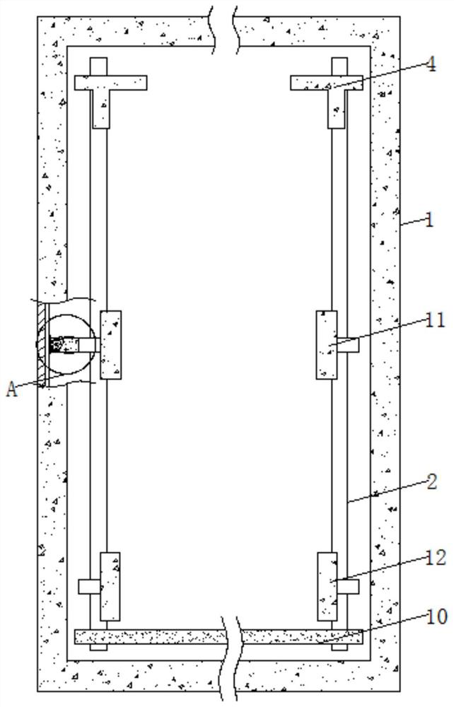 Auxiliary pasting and pressing mechanism for multimedia publicity board