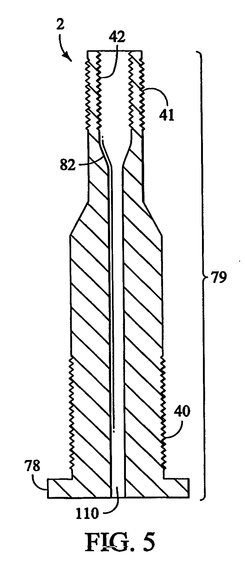 Pressurized gas sampling container