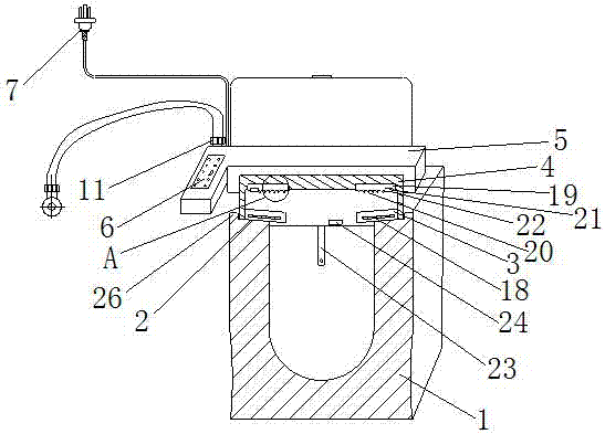 Toilet capable of flushing and drying toilet seat ring