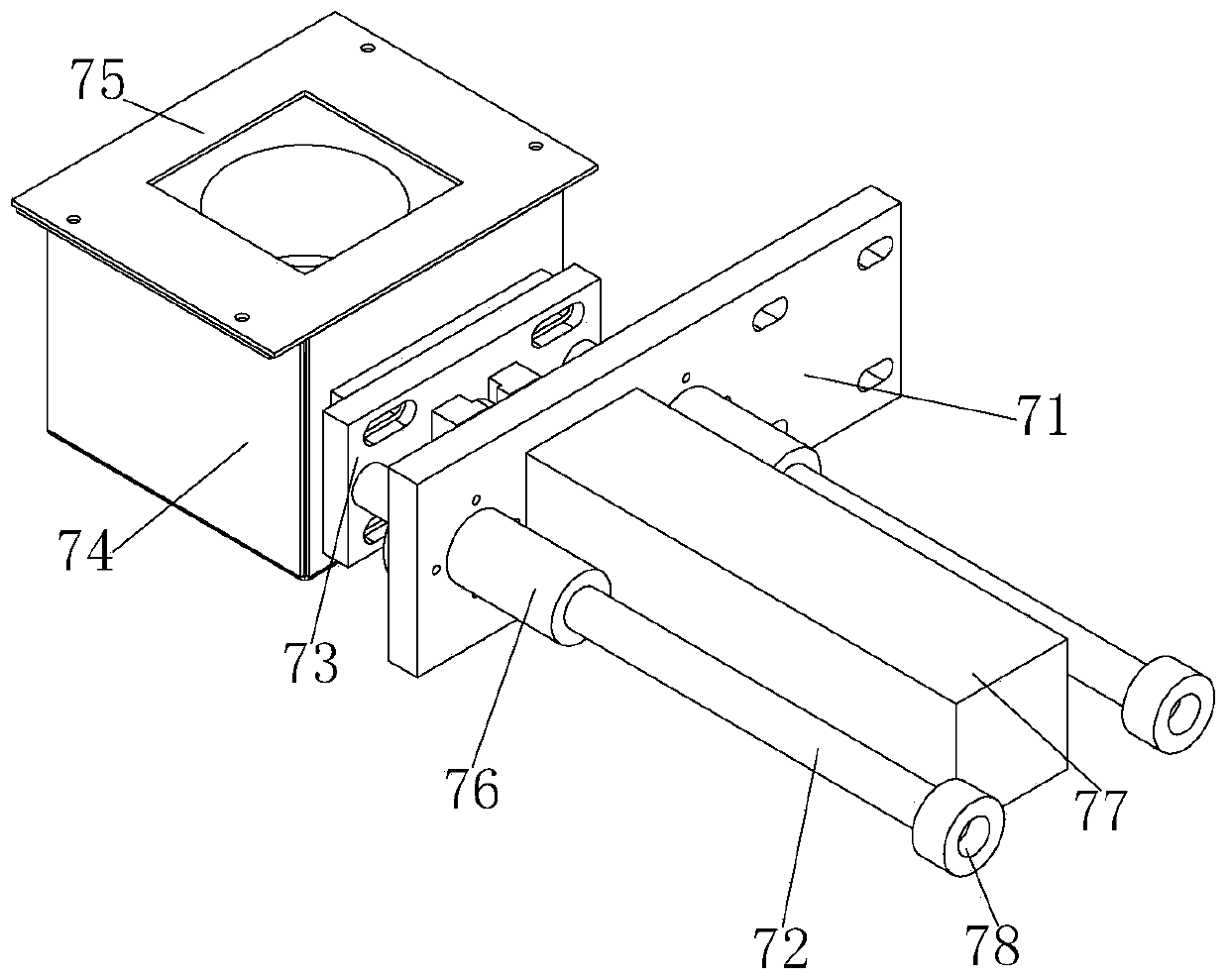 An oiling device with reciprocating motion