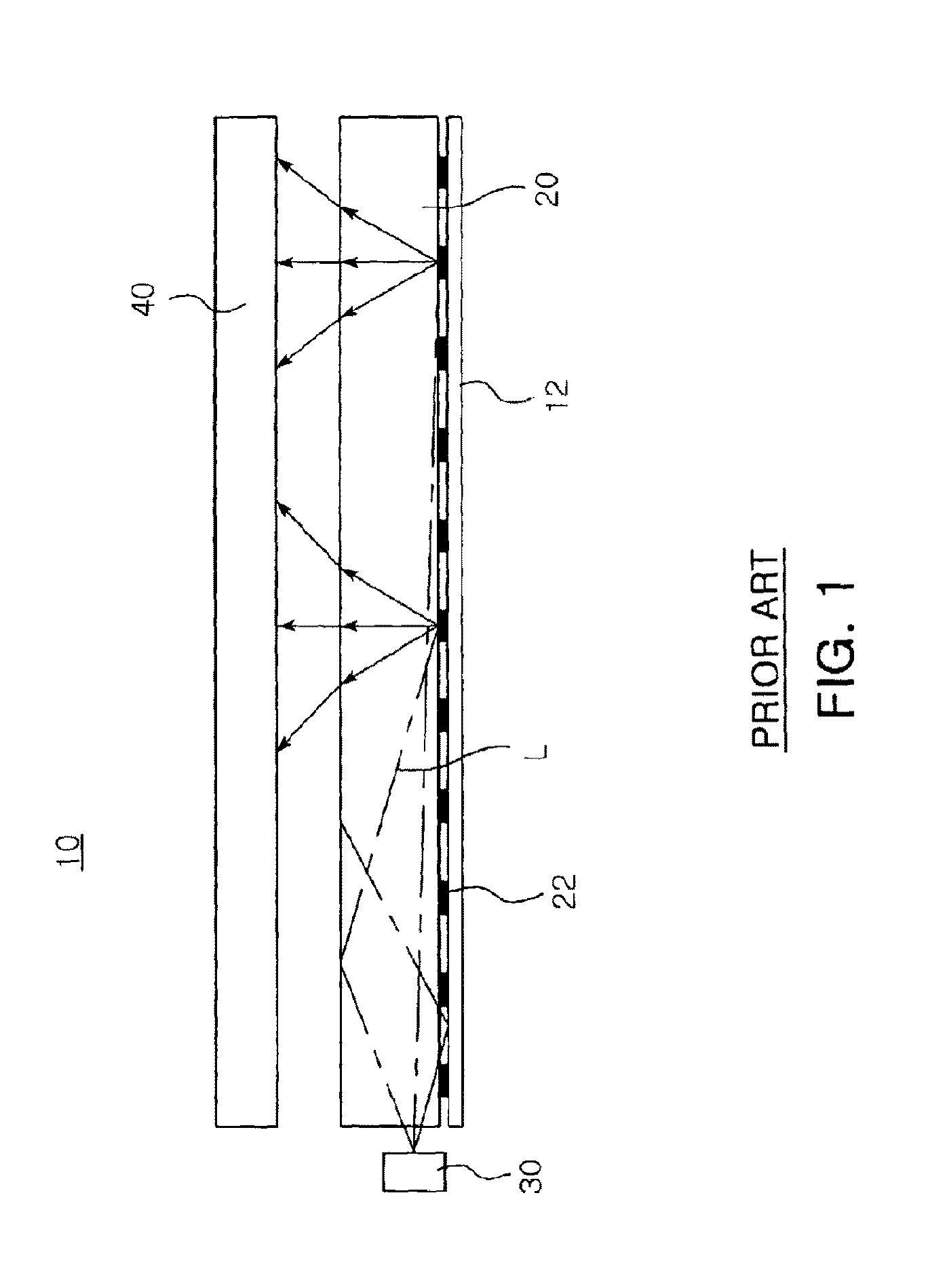 Asymmetric serrated edge light guide film having circular base segments