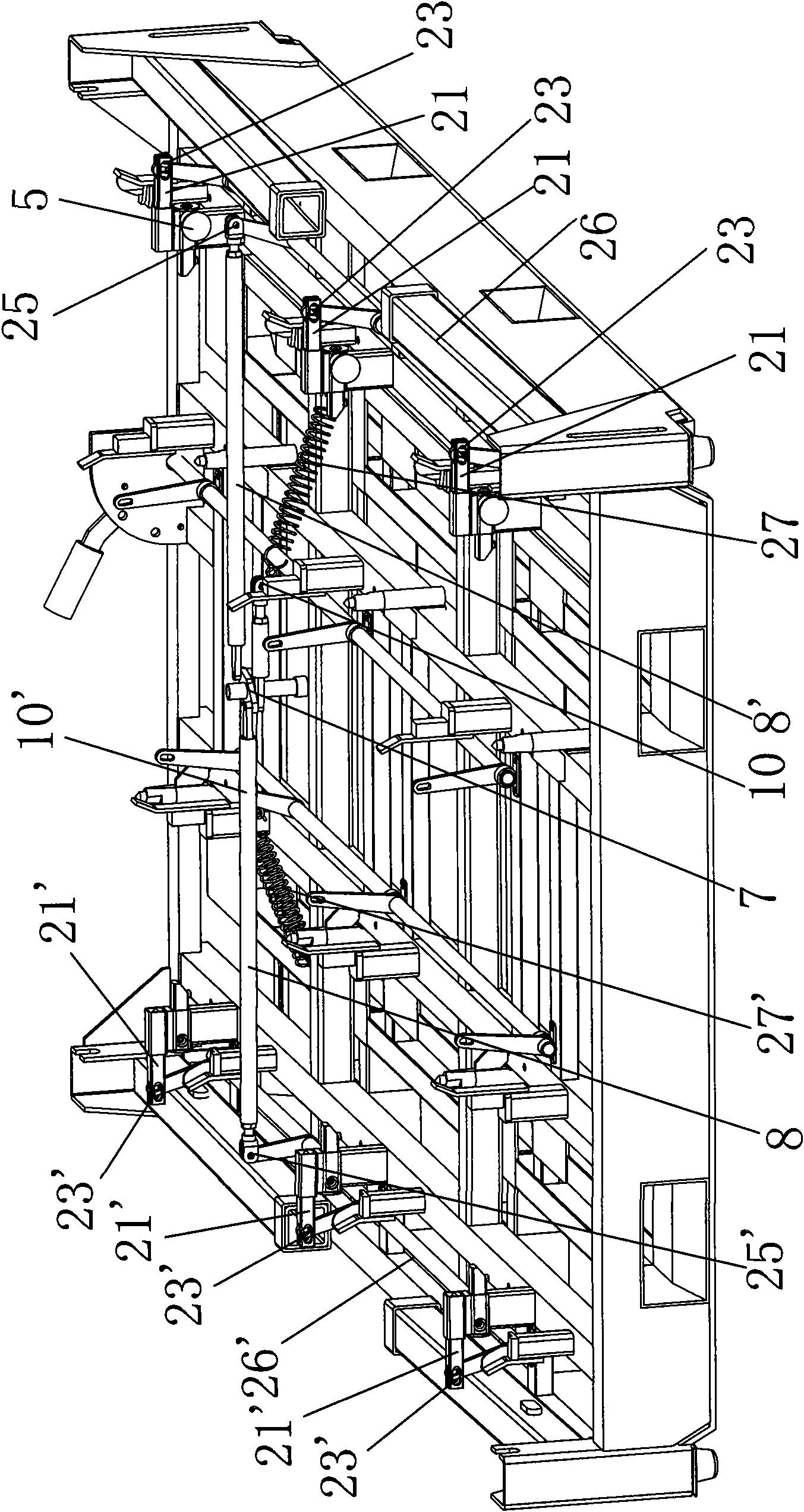 Engine material rest