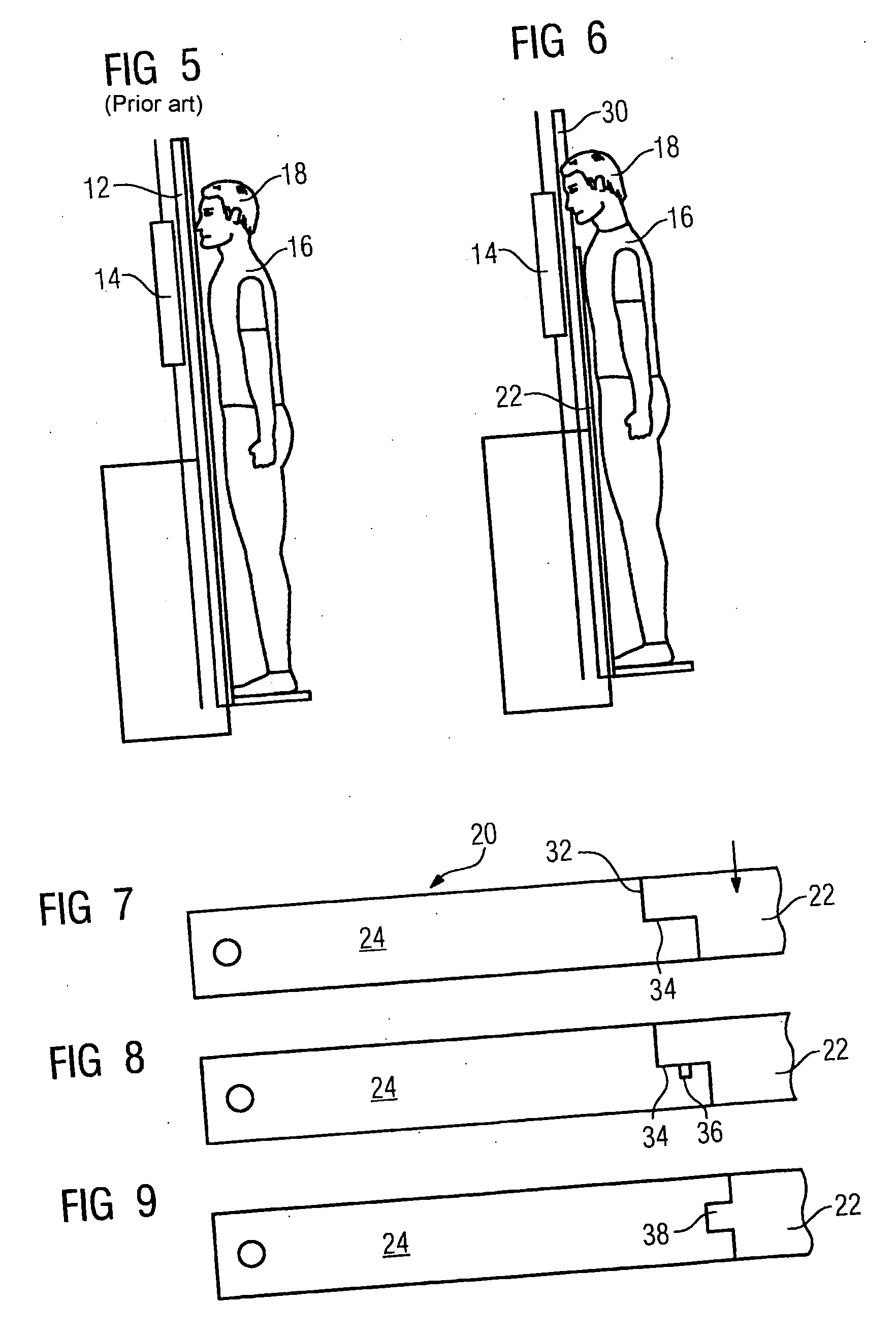 Patient table for an X-ray system