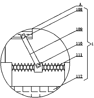 A rapid die replacement device for a numerically controlled punching machine