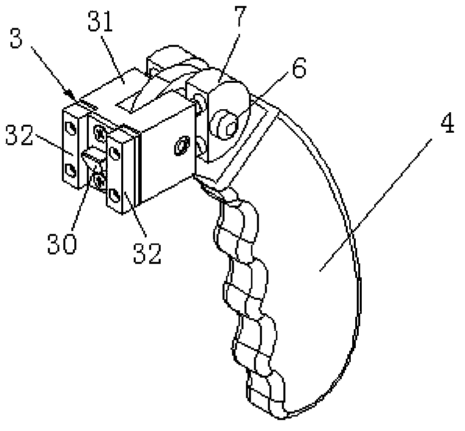 Improved structure of locking mechanism between vertical tube and adjusting tube for fitness equipment