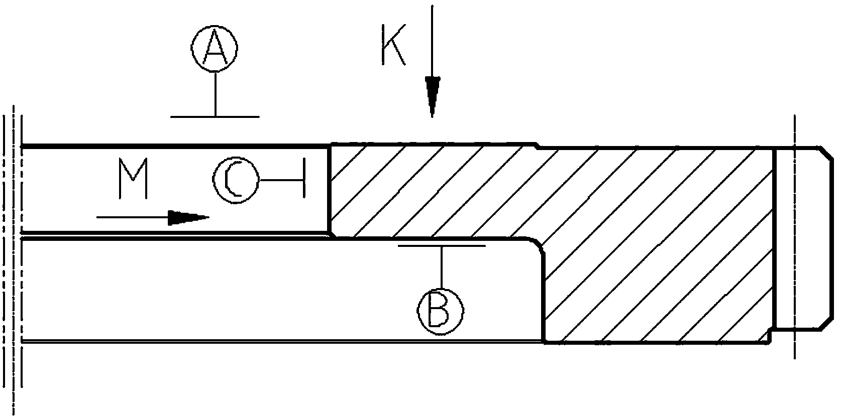 Method for machining yawing gear ring