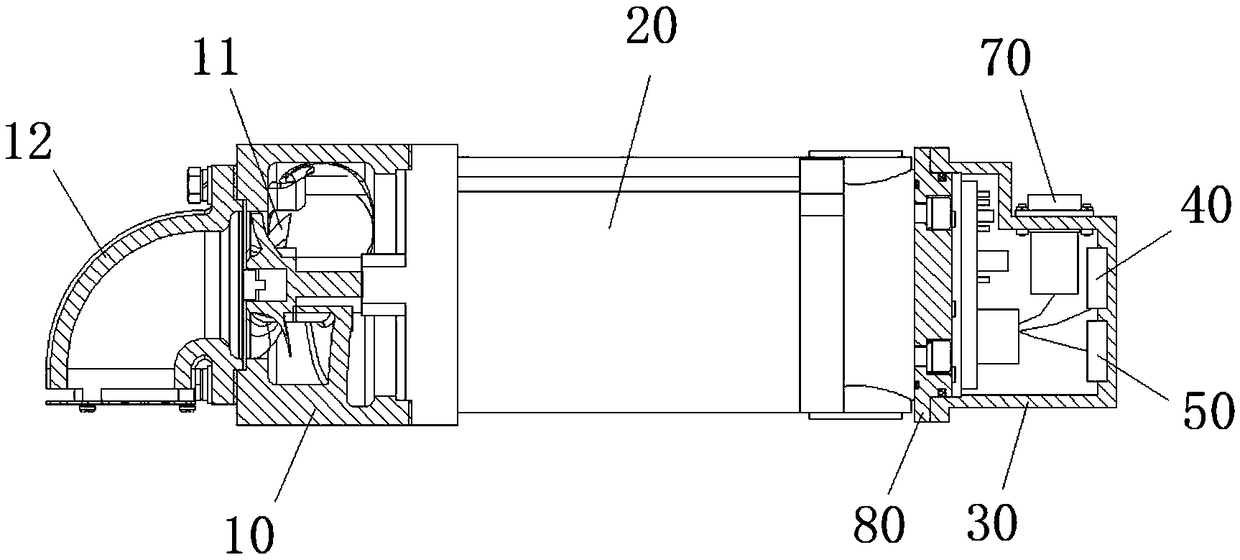 Automated electric draining pump integrating liquid level identification function