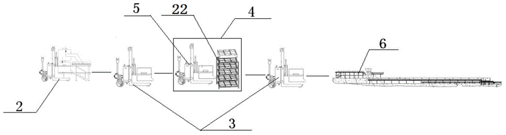 Industrial production line of insect protein and technology for producing insect protein