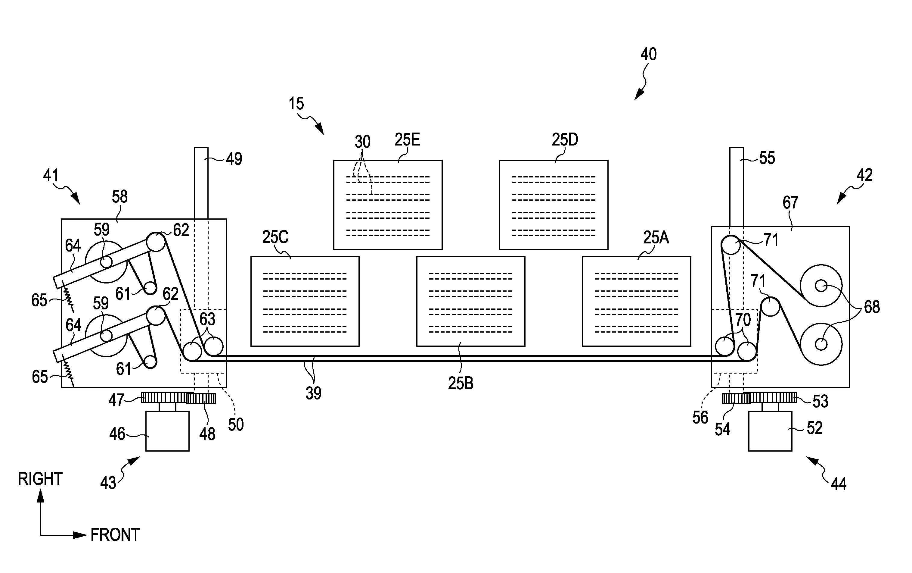 Fluid ejecting apparatus and fluid receiving method