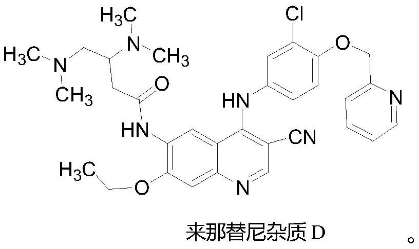 A kind of preparation method of neratinib impurity d