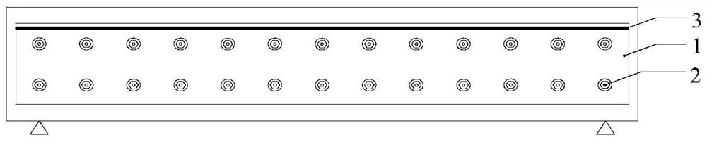 Concrete flexural member with prestressed aluminum alloy plate and its flexural strengthening method