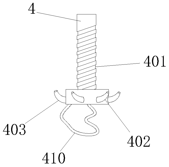 Blow molding device of plastic bucket for barreled drinking water