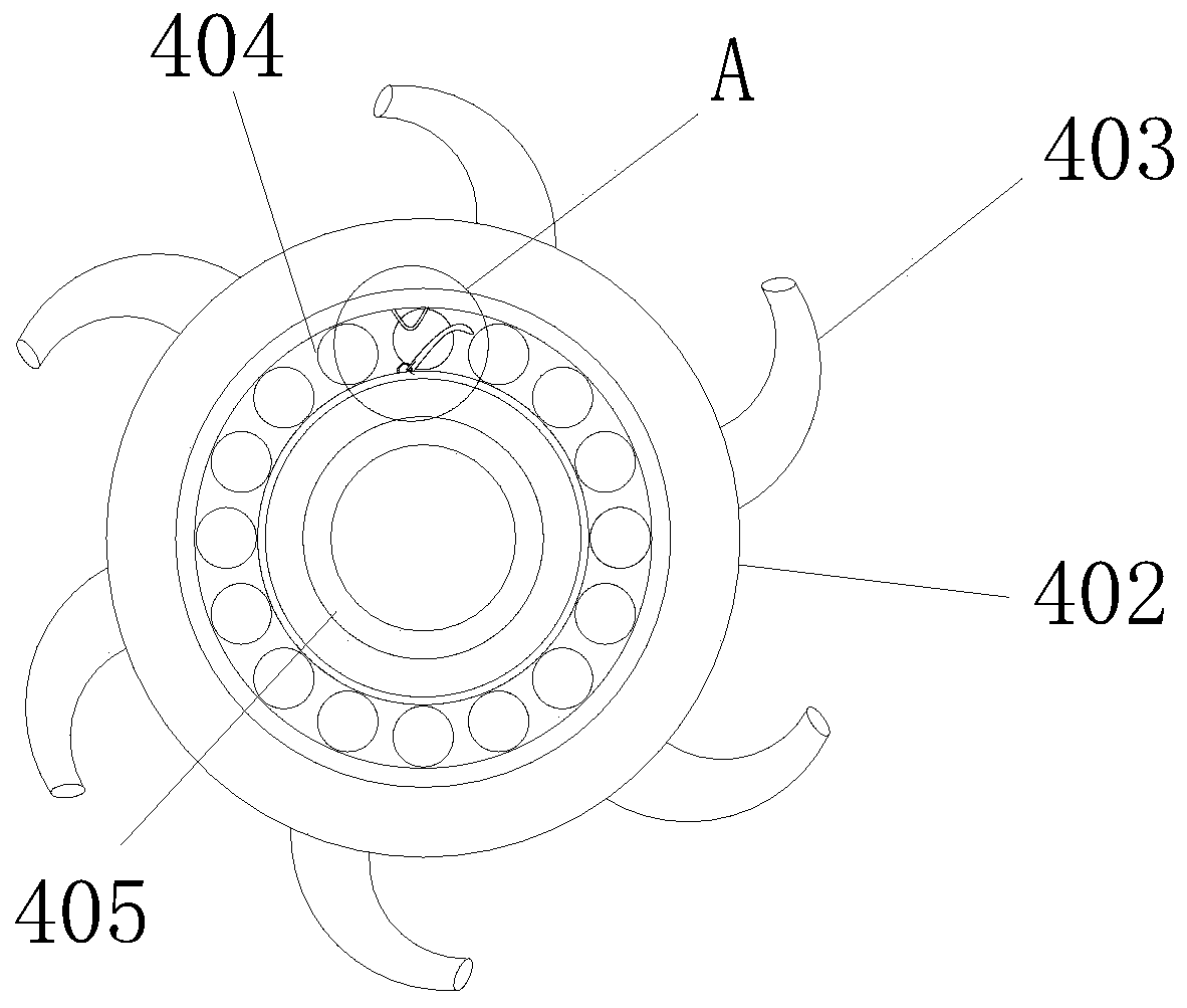 Blow molding device of plastic bucket for barreled drinking water