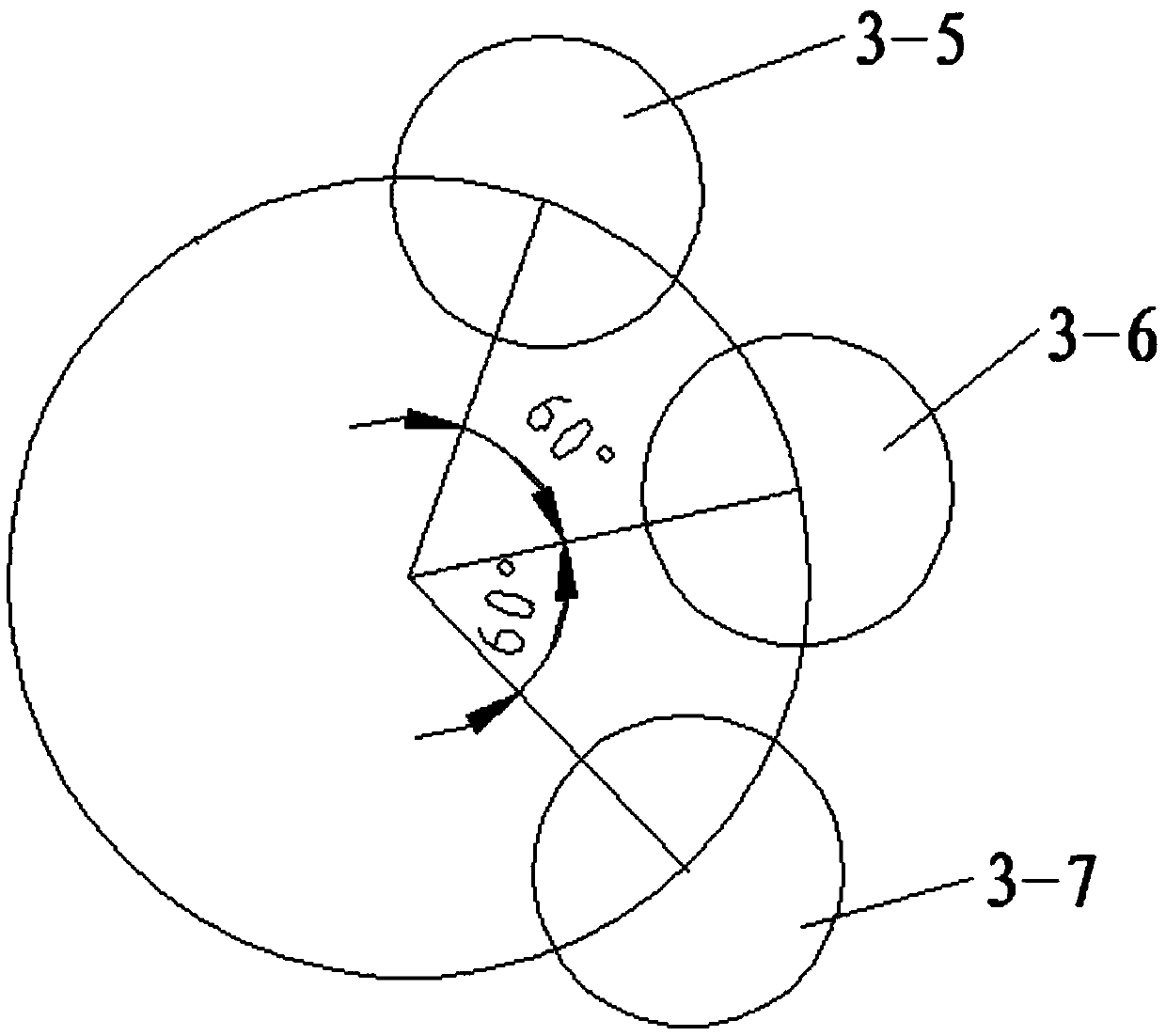 A coil spring-driven wire rope winding mechanism based on pulley group rope arrangement