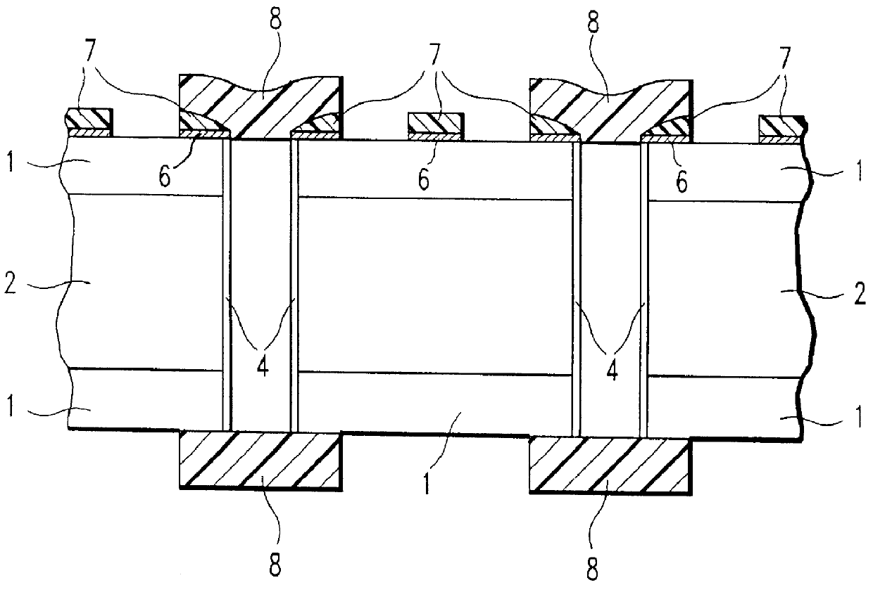 Process for fabricating circuitry on substrates having plated through-holes