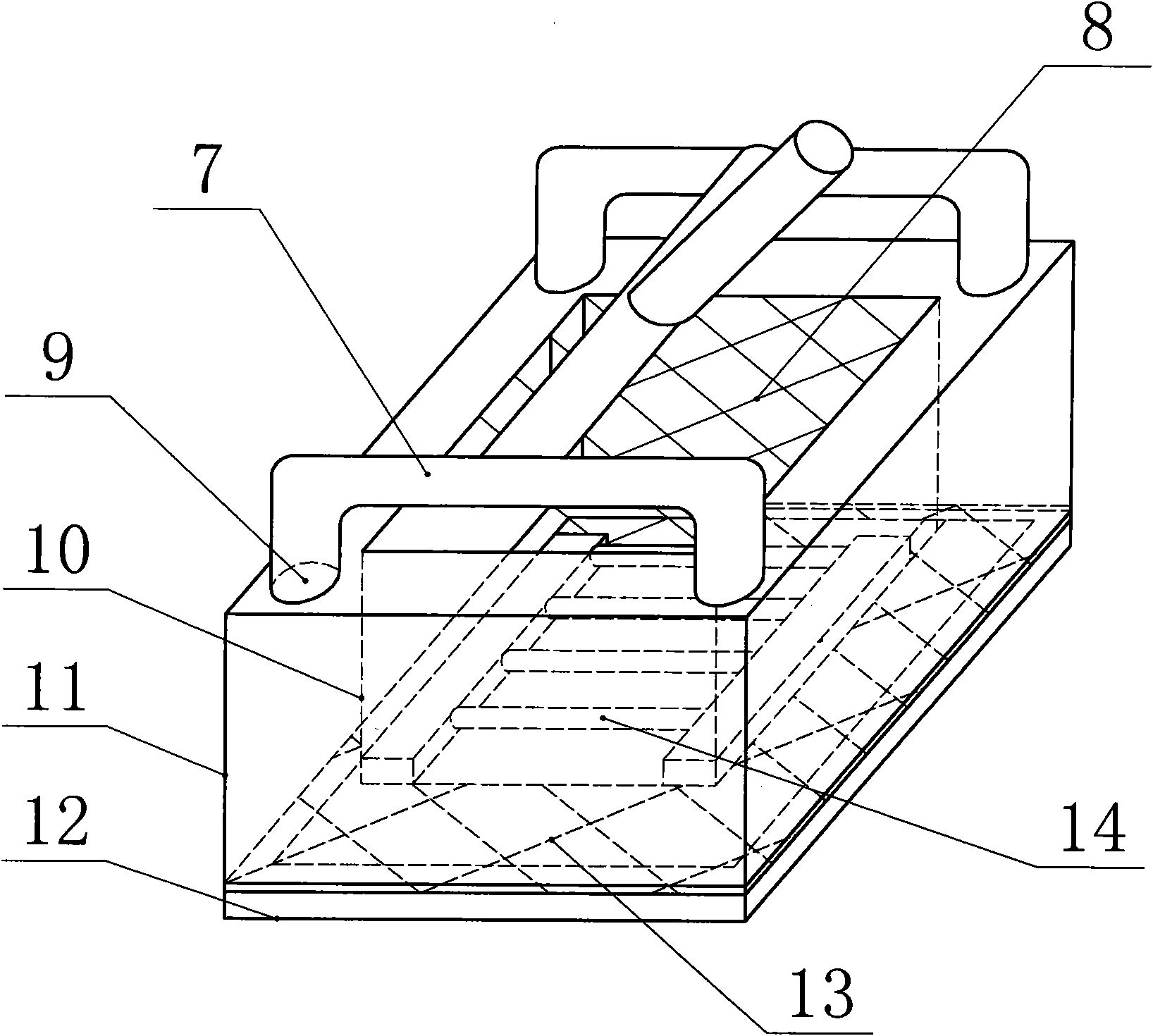 Movable baking and drying machine