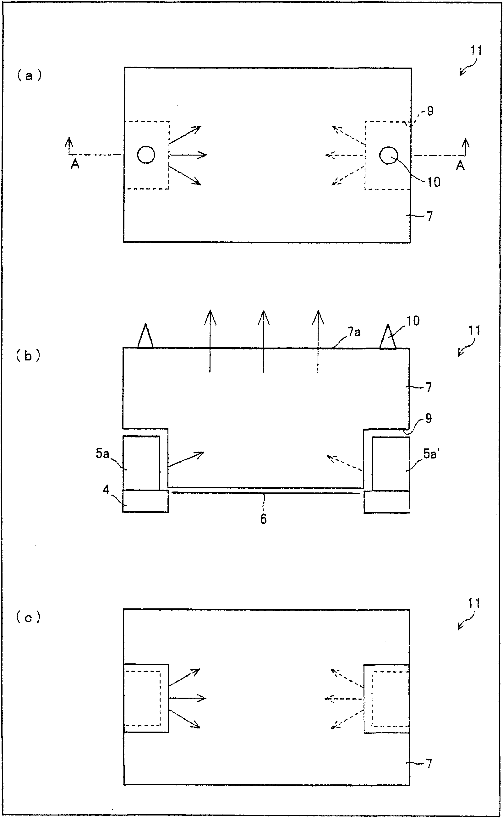 Light-emitting element, illumination device, and liquid crystal display device