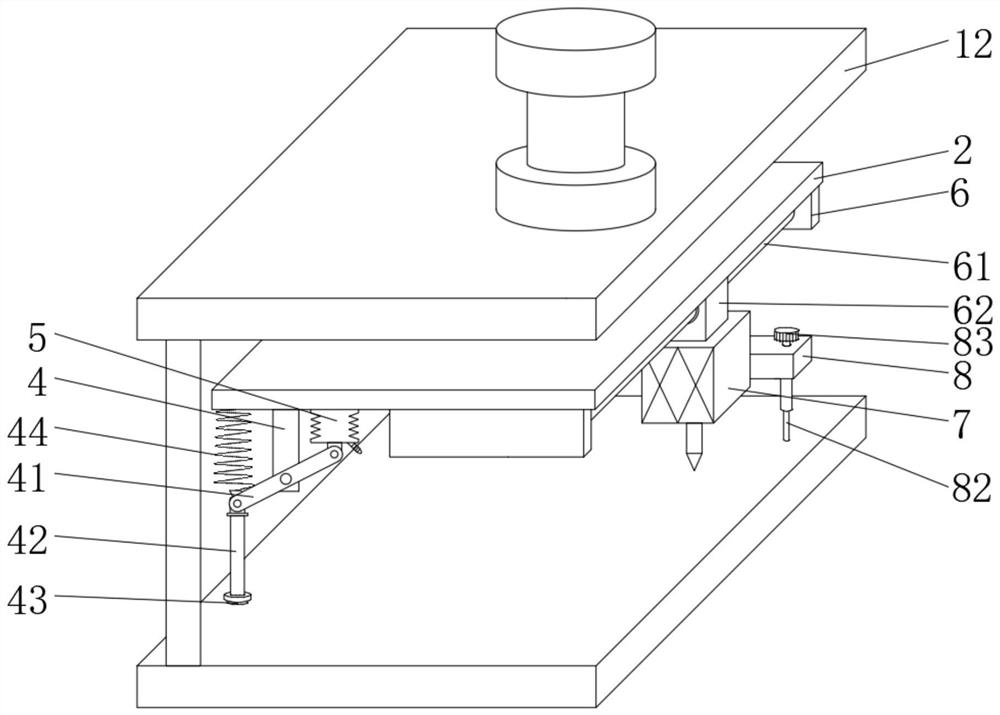 Metal plate welding device for machining and welding method