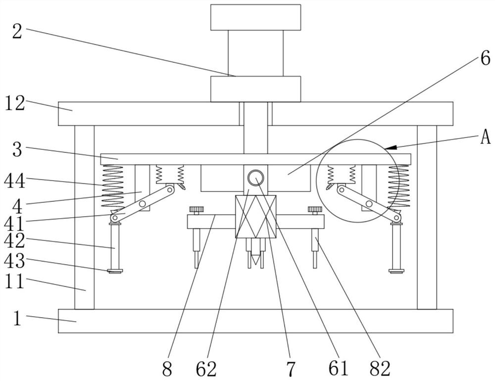 Metal plate welding device for machining and welding method