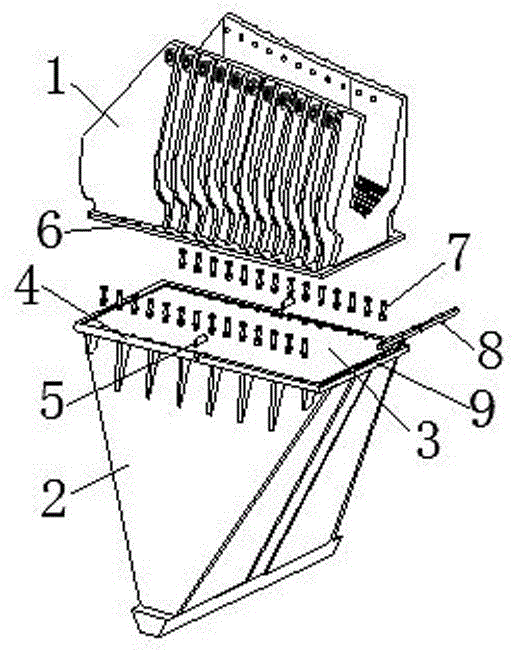 Separate combined type splay saddle and installation method thereof