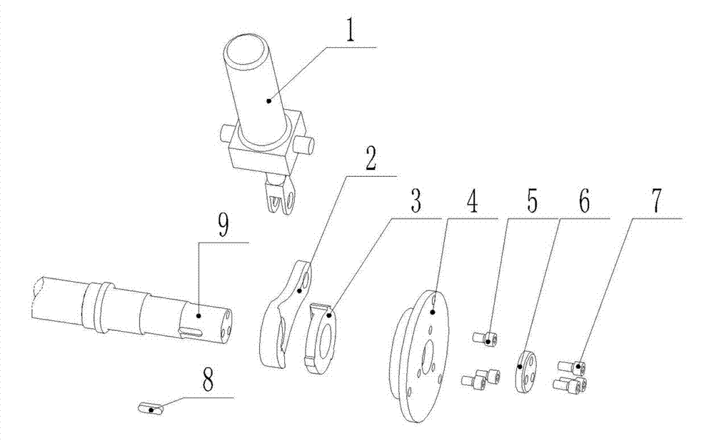 Fin-tilting limiting device for ultraminiature fin stabilizer