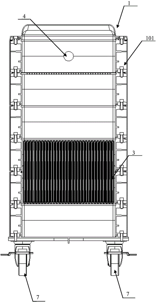 Filtration system for hollow plate ceramic membrane