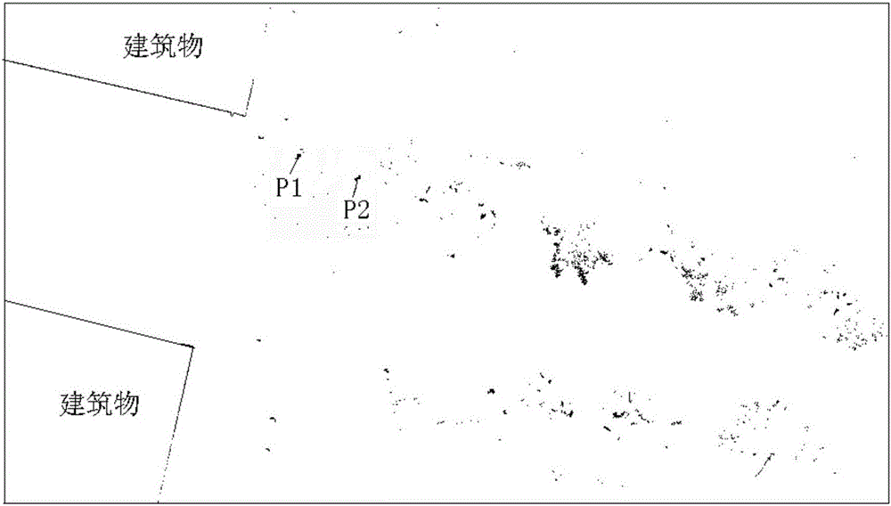 Method for automatically extracting spatial position of rod-shaped ground objects from point clouds in vehicle laser scanning