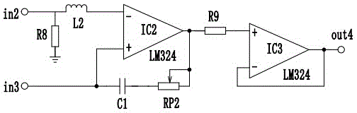 Air humidity indication circuit