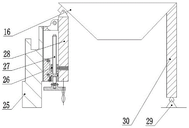 Continuous prilling machine applied to ceramic powder and prilling technology thereof