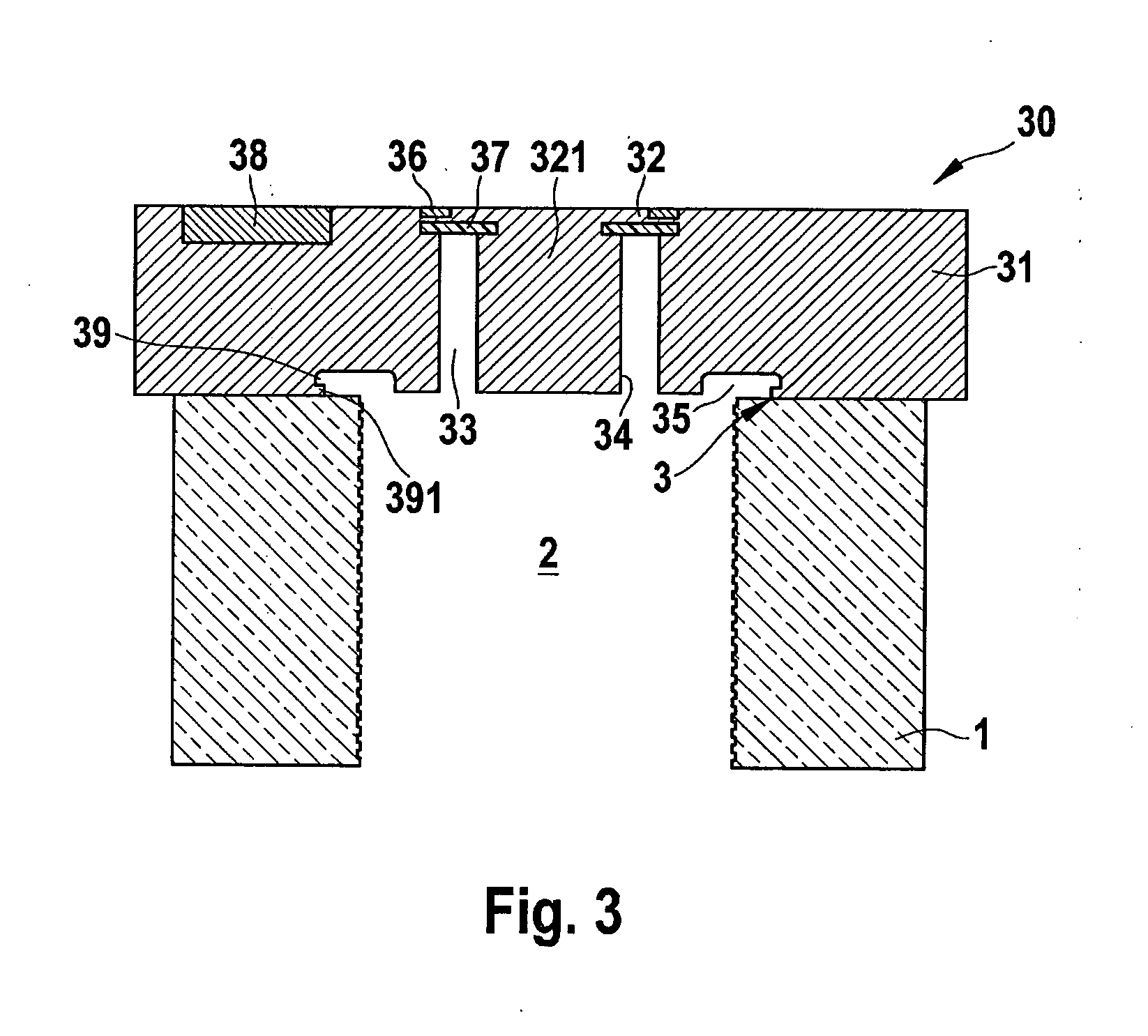 Sensor system for detecting high pressures