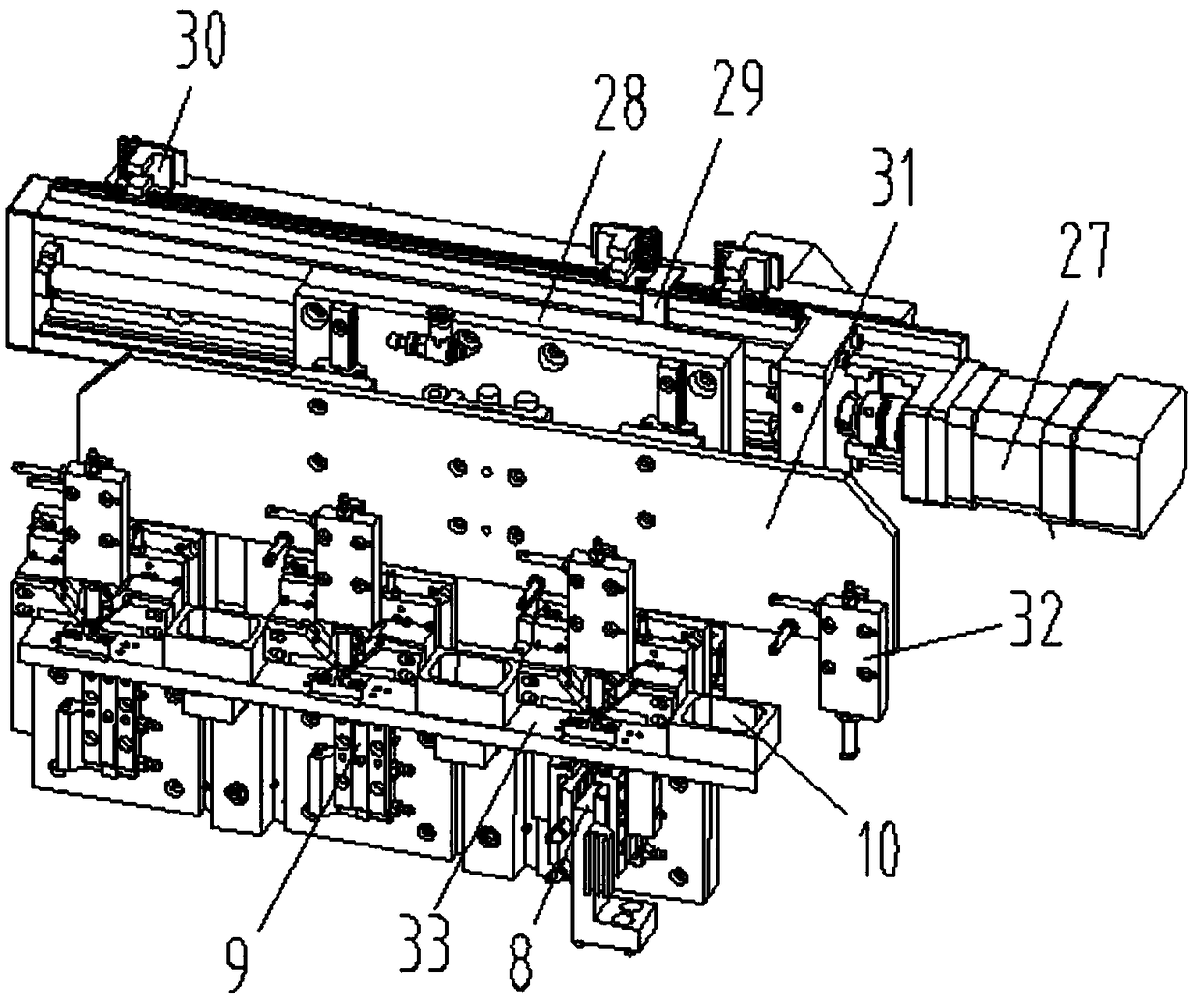 A chip resistor detection and sorting machine