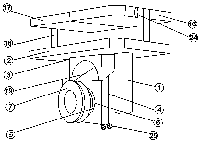 Feeding rack for chicken/poultry culture