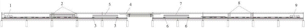 Beam replacement construction system of double-T beam bridge