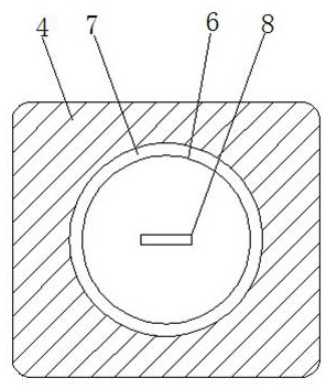 High-end jewelry packaging device with fluorescent anti-counterfeiting function