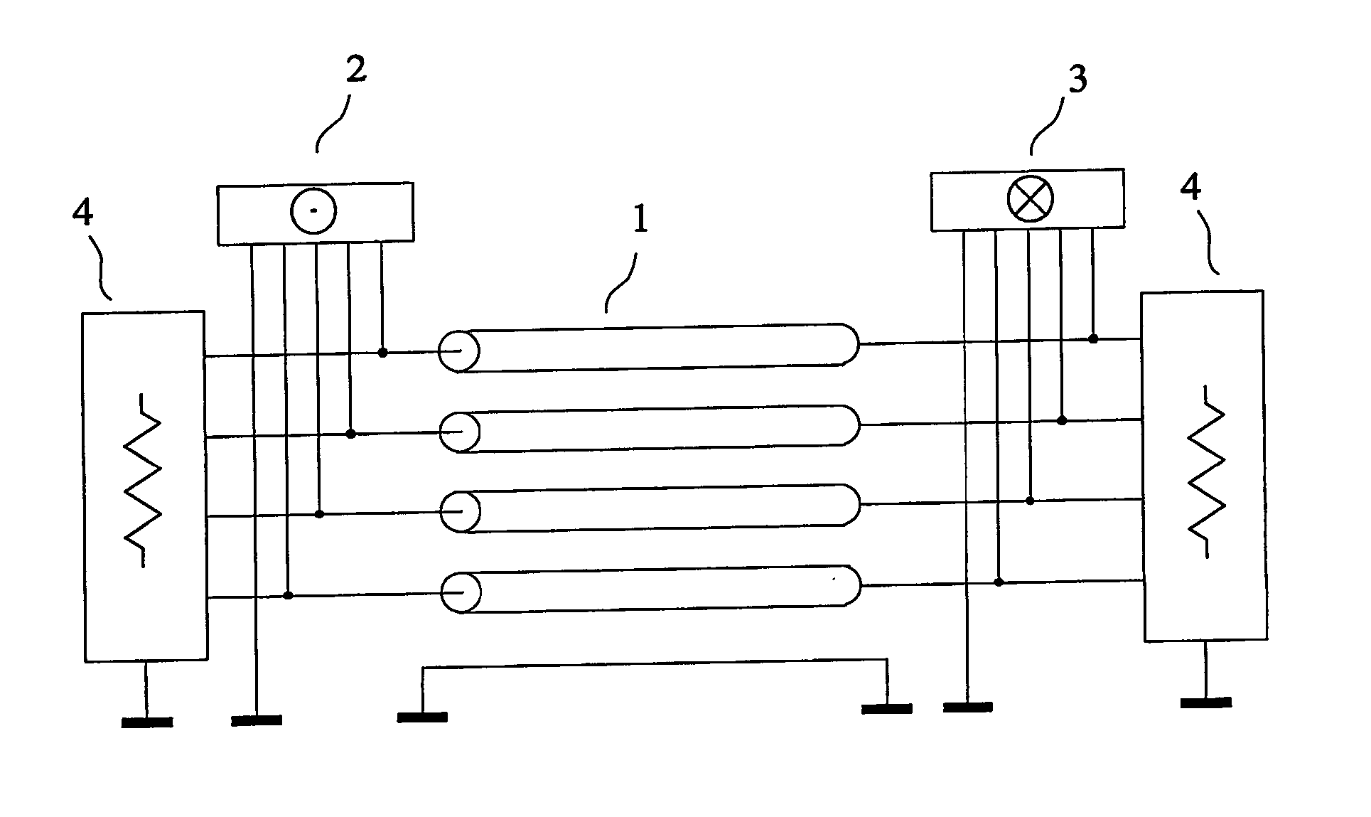 Method and device for transmission with reduced crosstalk