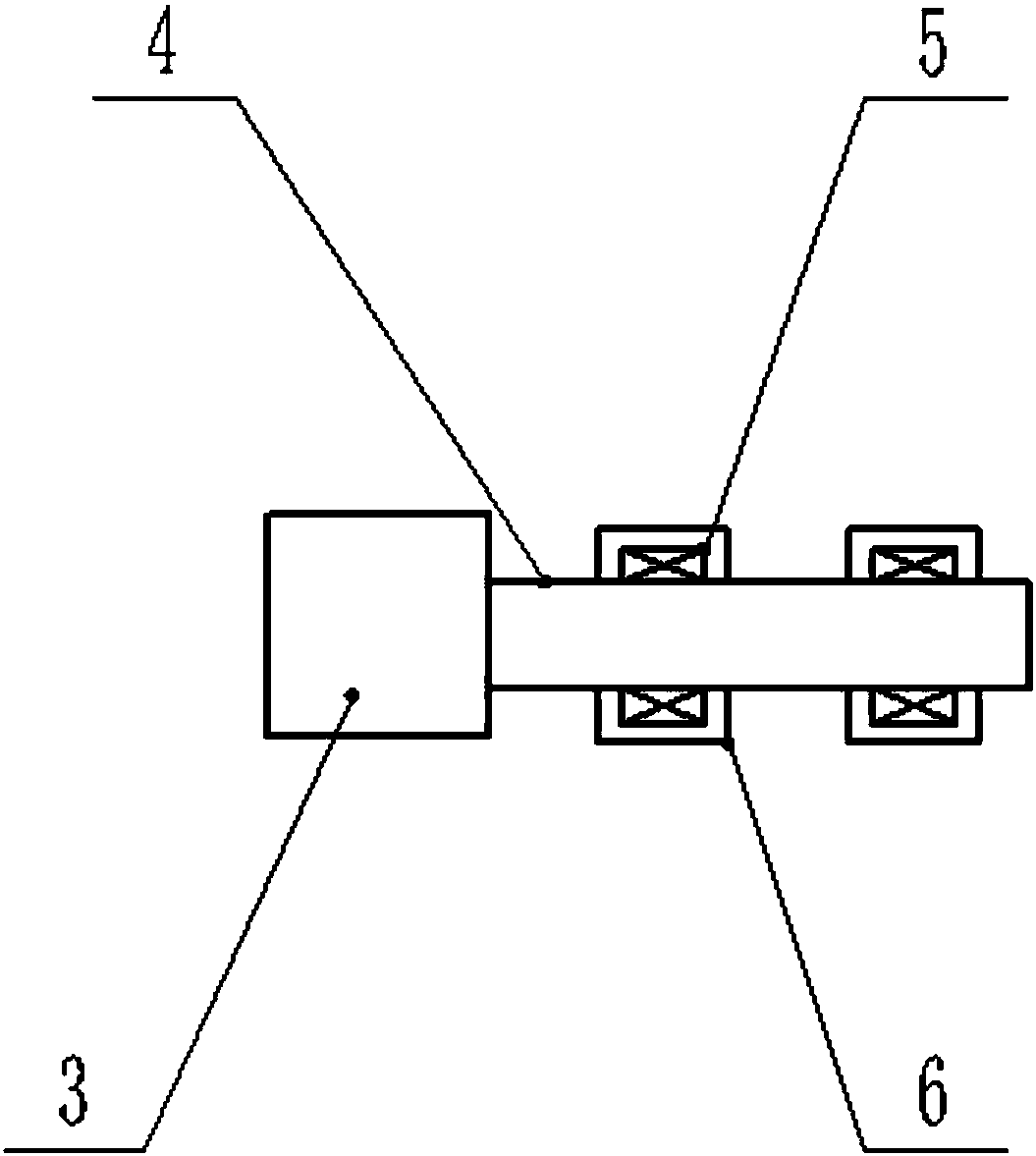 Lifting object stage controlled by pulleys in building machinery