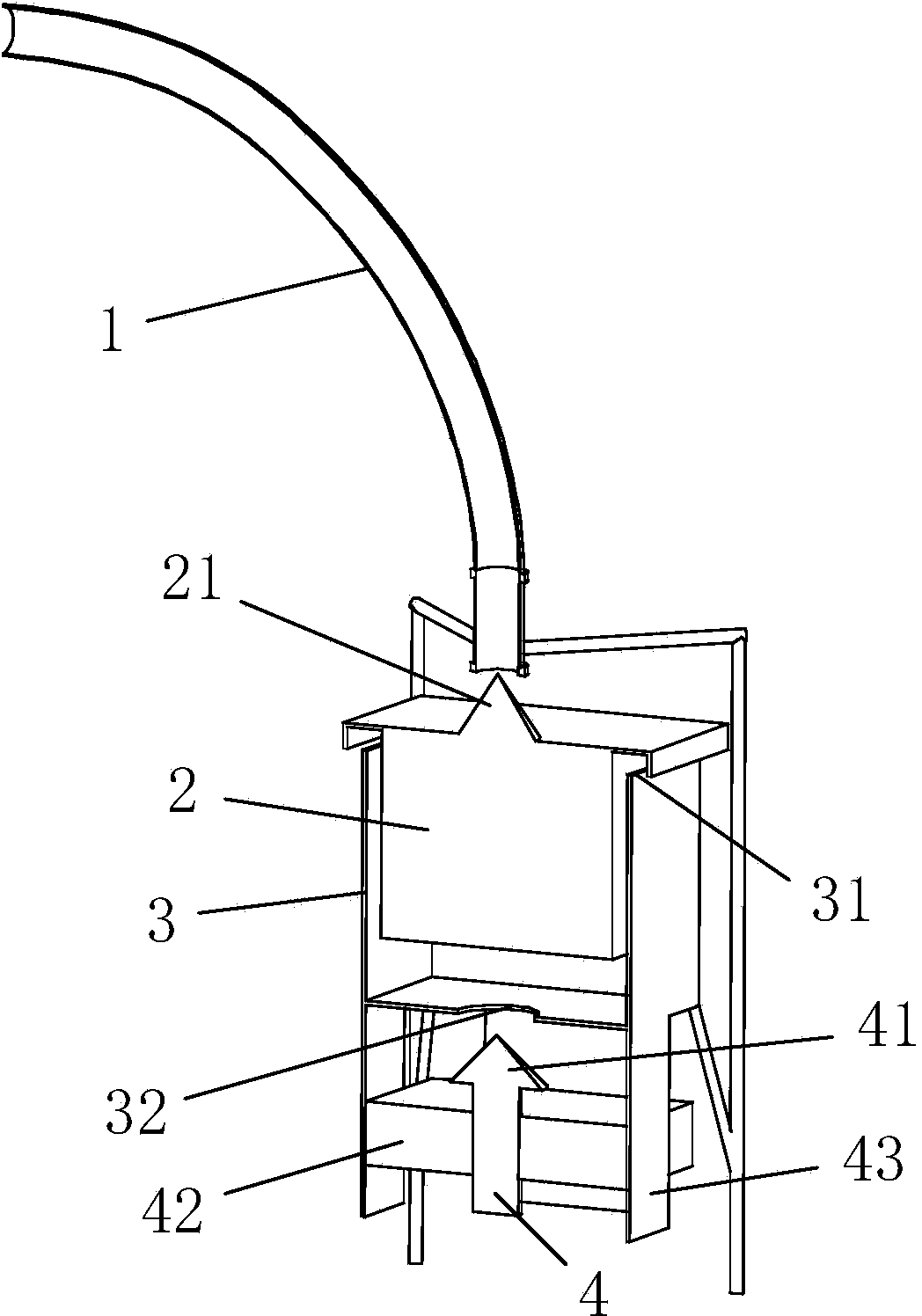 Automatic paddy field irrigation device